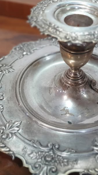 Palmatória em Prata Portuguesa