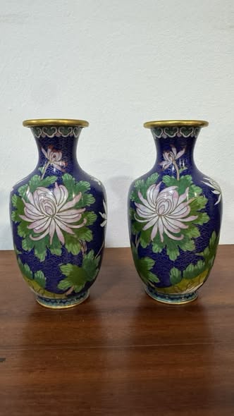 Cloisonné Vases – Oriental Decorative Art
