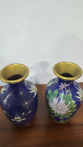 Cloisonné Vases – Oriental Decorative Art