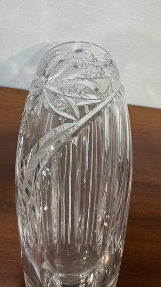Vintage Cut Crystal Vase