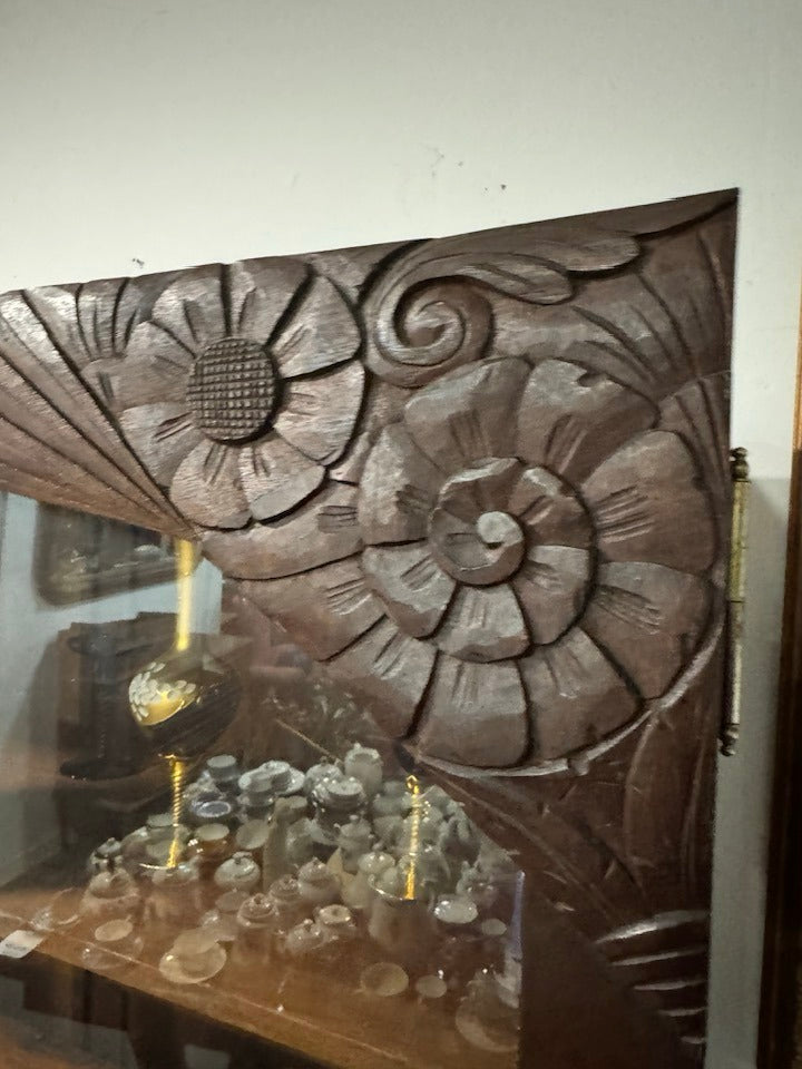 Cristaleira Art Déco Original – Elegância dos Anos 1930