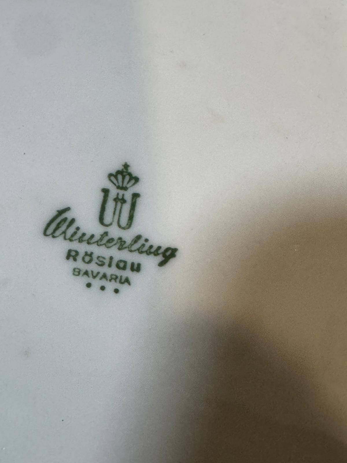 Tigela Vintage Winterling Estilo Sarah Kay - Menina com Chapéu Amarelo Anos 70/80