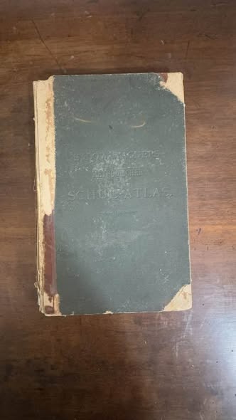 Capa do Sydow-Wagners Methodischer Schul-Atlas, edição 1891, Justus Perthes