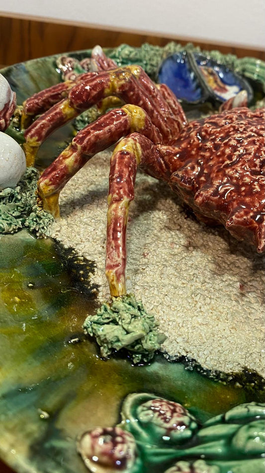 Sculptural Plate in Earthenware – Caldas da Rainha