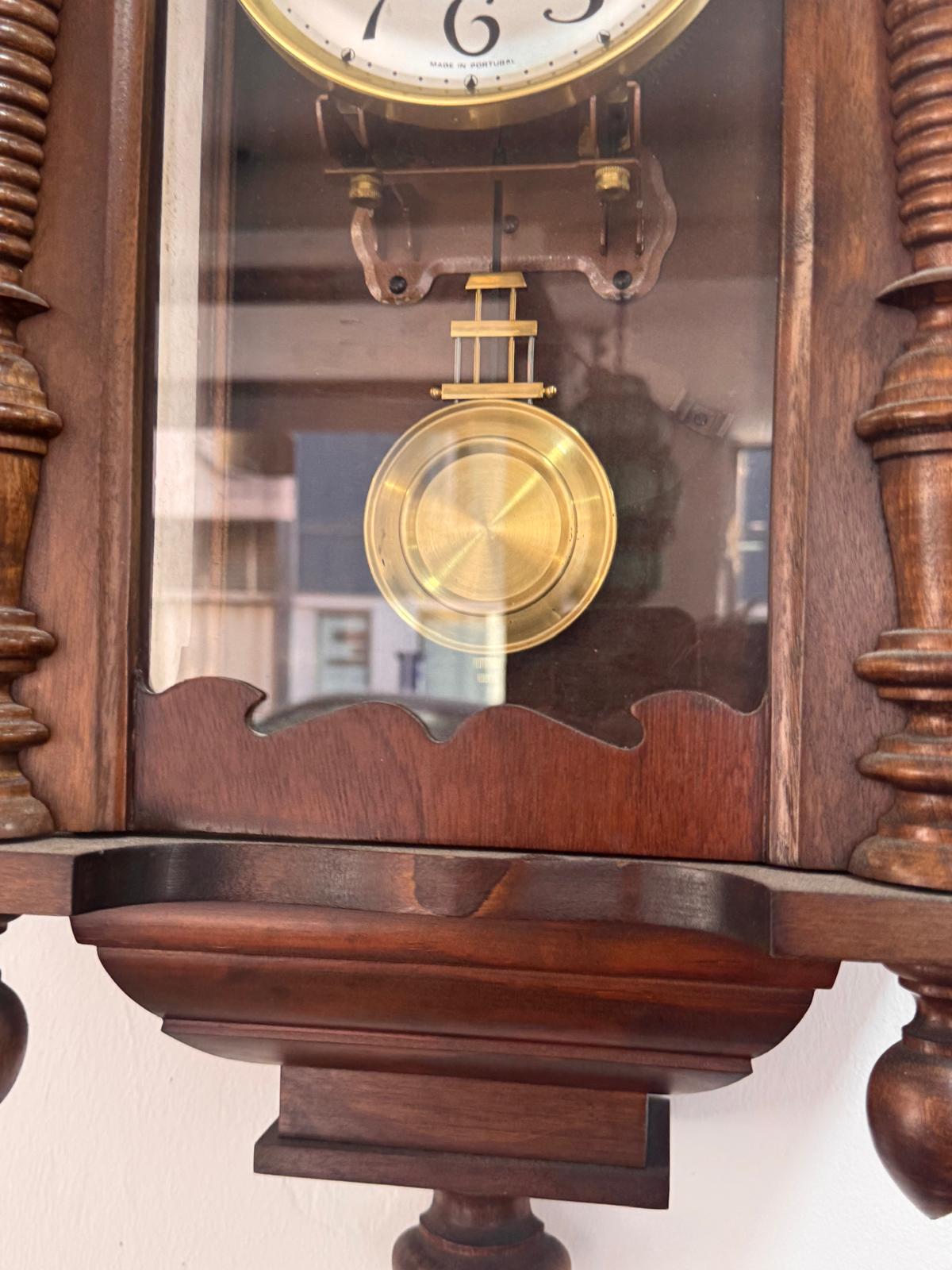 Antique Wall Clock REGULATOR – Carved Wood | Decorative and Functional Piece