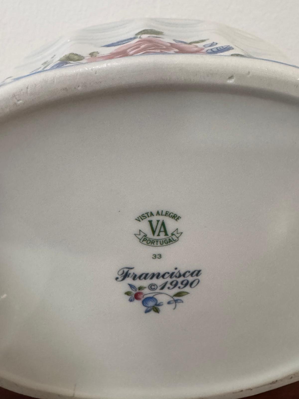 Vista Alegre Decorative Tureen – Francisca Collection 1990 | Portuguese Porcelain