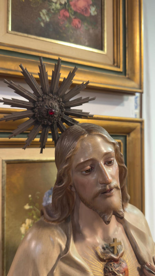 Sculpture of the Sacred Heart of Jesus - Theodim Moreira de Sá Tirso, 1937