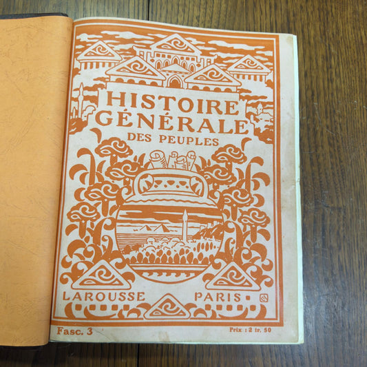 General History of the Peoples - Larousse Paris | Old French Book
