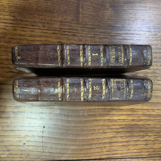 Collection of Antique Portuguese Books from the 18th Century - The Universal Traveler (1800) and Works of Doctor Francisco de Sá de Miranda (1784)