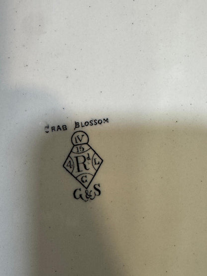 Terrina Faiança Crab Blossom 1883 - Grove & Stark / Gerbing & Stephan