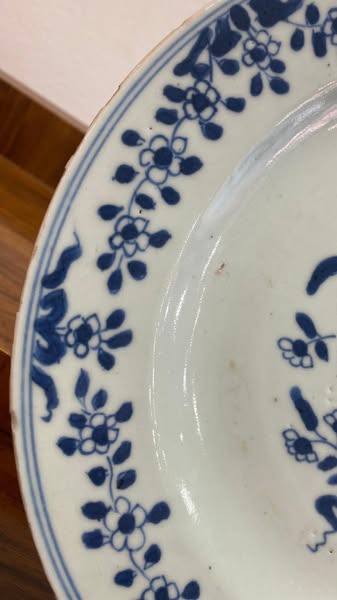 Prato em Porcelana – Companhia das Índias