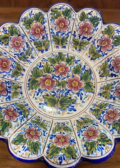 Prato em Faiança · Soares dos Reis · Gaia (1971)