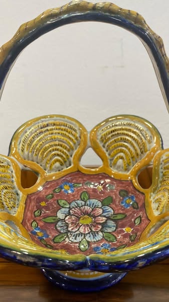 Cesto em Faiança do Cavaco