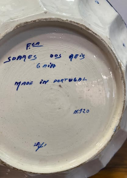 Prato em Faiança · Soares dos Reis · Gaia (1971)