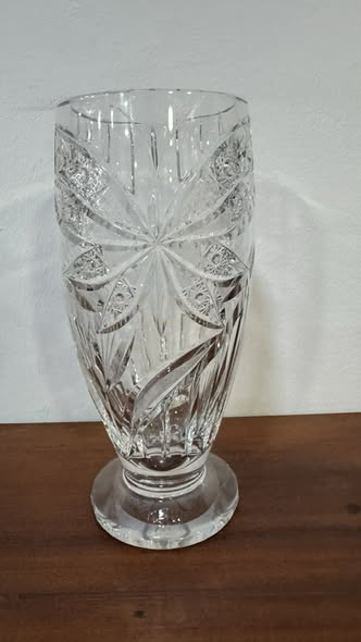 Vintage Cut Crystal Vase