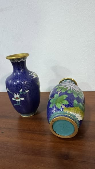 Cloisonné Vases – Oriental Decorative Art