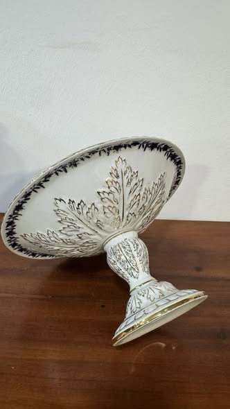 Taça de Pedestal Artibus – Cerâmica Decorativa Portuguesa
