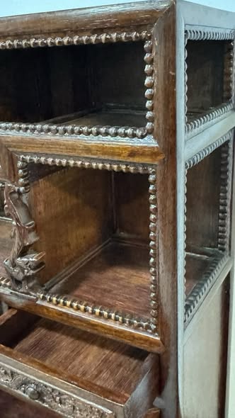 Oriental Cabinet in Carved Wood