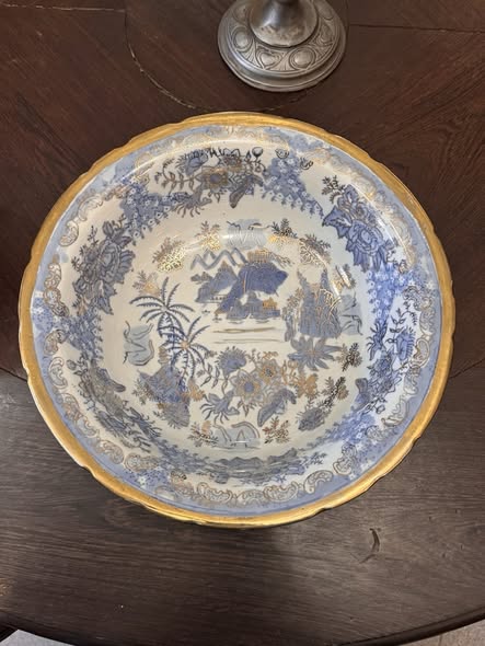 Ceramic Vase and Basin Set – Vintage English Style