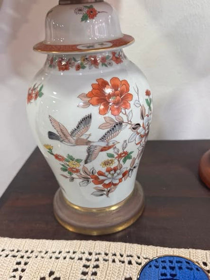 Porcelain Table Lamp – “Magnolia” Style Vista Alegre (1980–1992)