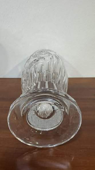 Vintage Cut Crystal Vase