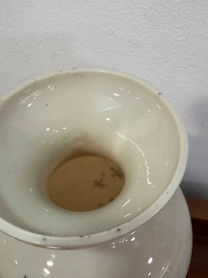 Hand-Painted Glass Vases – Vintage Pair