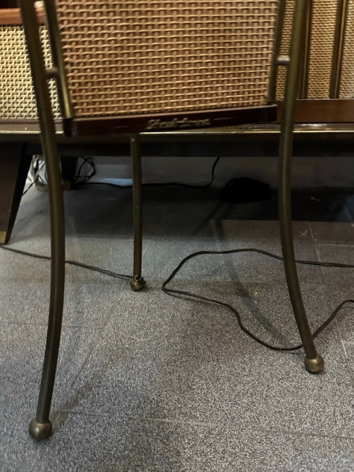 Consola de Rádio e Gira-Discos Schaub Lorenz com Colunas – Estilo Mid-Century Modern (Anos 50/60)