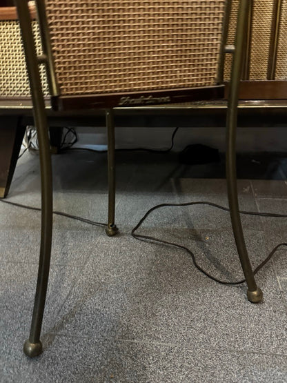 Consola de Rádio e Gira-Discos Schaub Lorenz com Colunas – Estilo Mid-Century Modern (Anos 50/60)