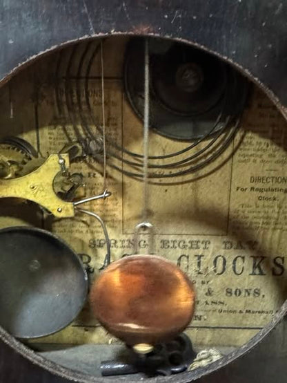 Relógio de Mesa Americano em Pau-Santo (c. 1870–1890)