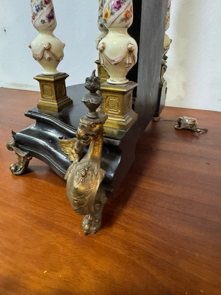 Relógio de Lareira Antigo Francês – Estilo Napoleão III – Século XIX