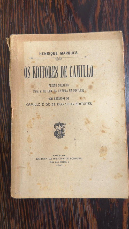 Os Editores de Camillo - Henrique Marques (1925)