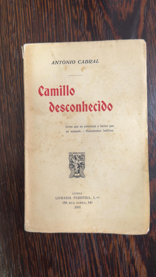 Camillo Unknown - António Cabral (1918)