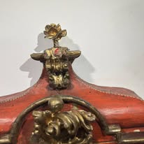 Antique Oratory in Carved and Polychrome Wood - 19th-18th Centuries