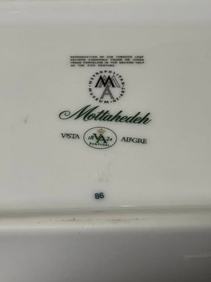 Travessa Decorativa Vista Alegre Mottahedeh - Porcelana Portuguesa