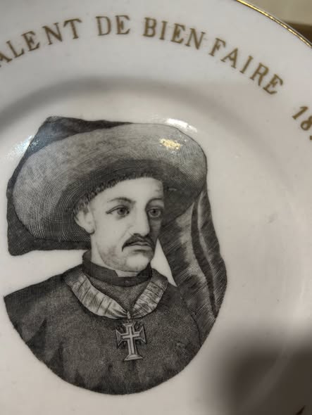 Prato Comemorativo Infante D. Henrique - Vista Alegre 1894