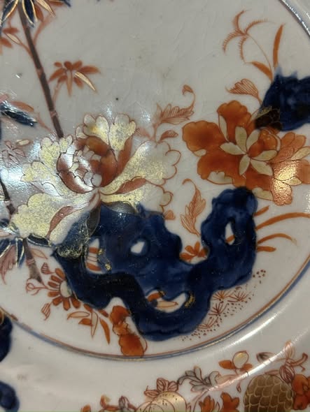 Prato Imari Chinês - Período Kangxi (1662-1722)