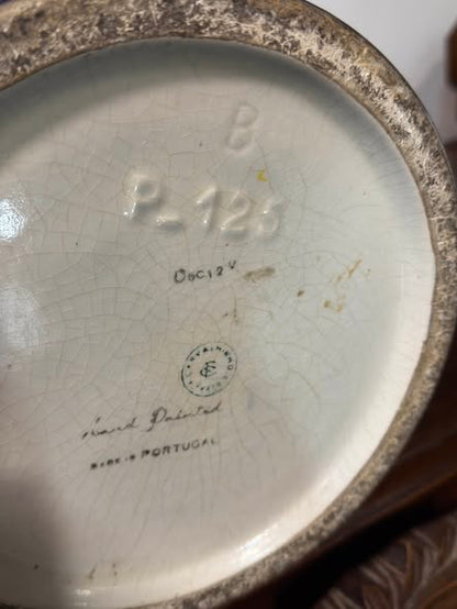 Bengaleiro Fábrica do Carvalhinho - Faiança Portuguesa Pintada à Mão Dec. 12 V