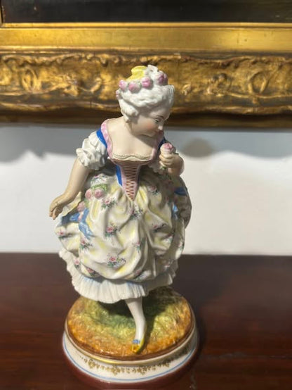 Par de Figuras em Biscuit Vion & Baury - Casal Aristocrata Século XIX