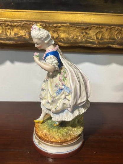 Par de Figuras em Biscuit Vion & Baury - Casal Aristocrata Século XIX