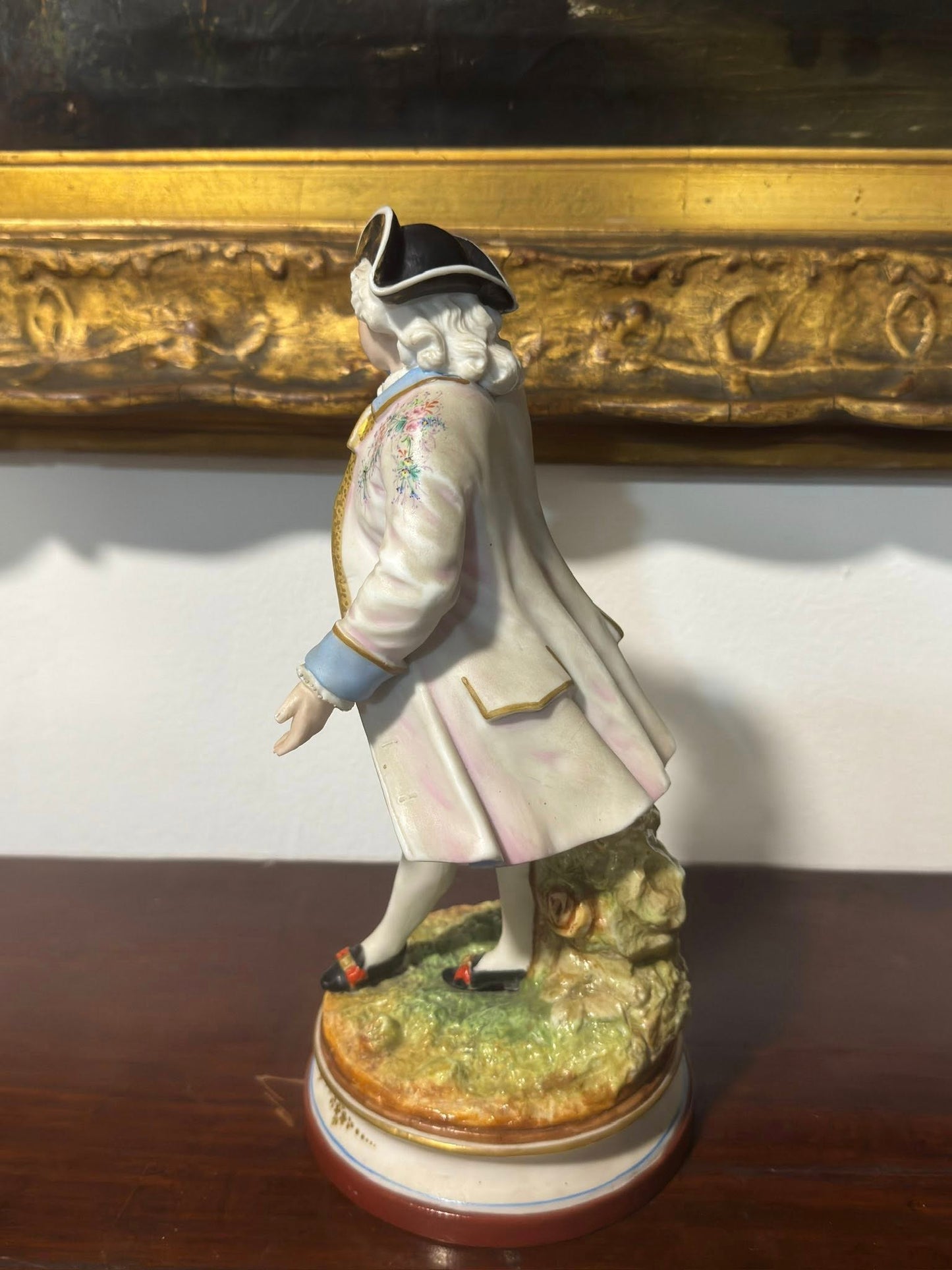 Par de Figuras em Biscuit Vion & Baury - Casal Aristocrata Século XIX