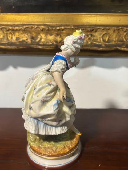 Par de Figuras em Biscuit Vion & Baury - Casal Aristocrata Século XIX