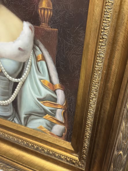 Retrato em Tela - Charlotte von Hagn por Joseph Karl Stieler