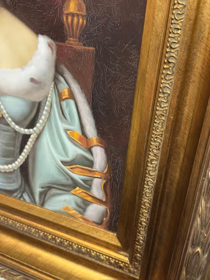 Retrato em Tela - Charlotte von Hagn por Joseph Karl Stieler