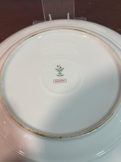 Prato Vista Alegre Padrão Chinoiserie Azul e Branco - Mostruario