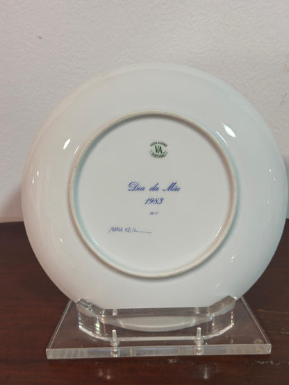 Prato Colecionável Vista Alegre "Dia da Mãe" 1989 - Maria Keil