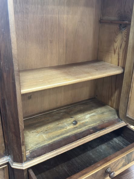 Important Table Dressing Table with Mirror and Drawers – 19th Century