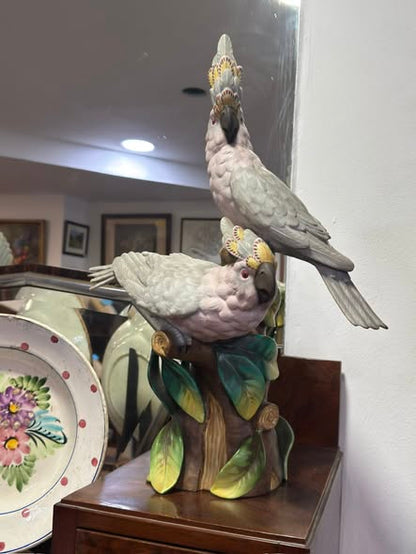 Grupo de Cacatuas — Porcelana Vista Alegre, c. 1971–1980