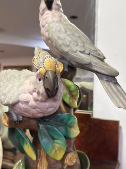 Grupo de Cacatuas — Porcelana Vista Alegre, c. 1971–1980