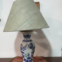 Candeeiro Vista Alegre Margão – vista frontal com abajur