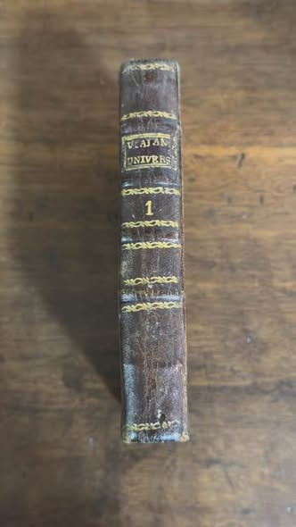 Livro Raro "O Viajante Universal" (Tomo I) – Mr. de Laporte (Typografia Rollandiana, 1800)